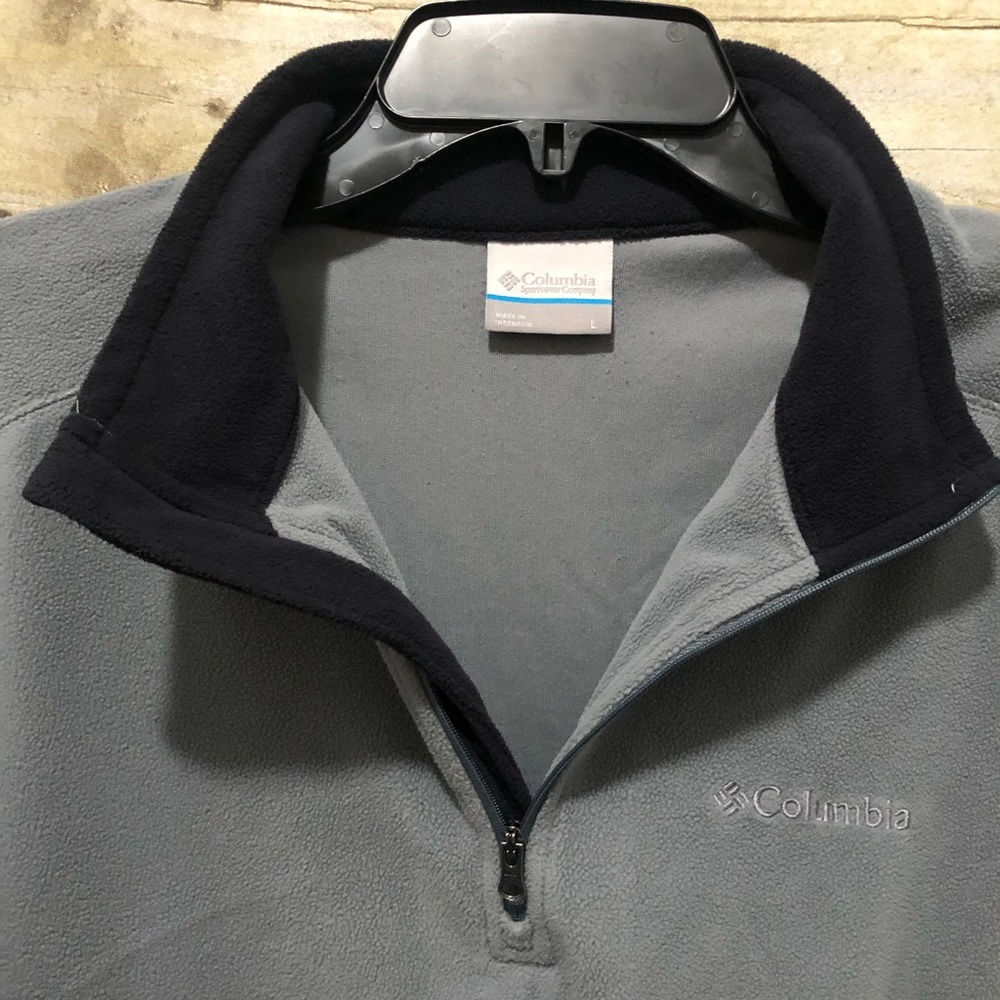 Columbia Microfleece Pullover Halfzip Sweater - image 3